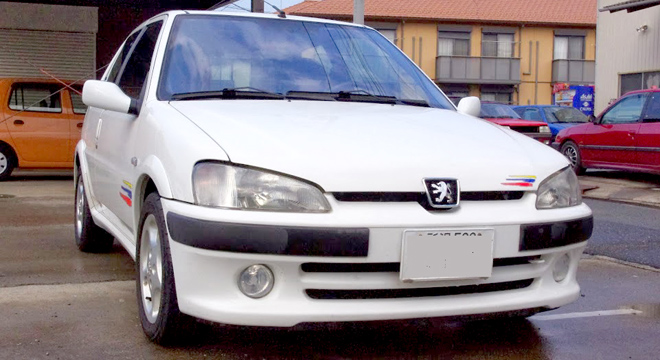 02 プジョー106 Rallye 16v 65万1000円 Autocar Japan