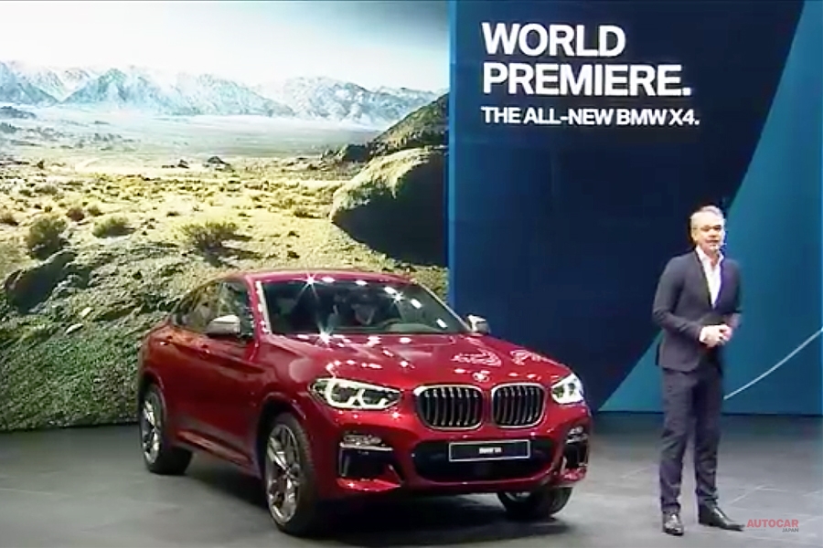 実車画像 Bmw X4新型 ジュネーブ モーターショー ニュース Autocar Japan