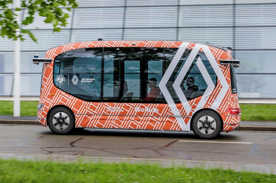 ルノーはWeRideと提携し、自動運転バスを導入する計画だ。