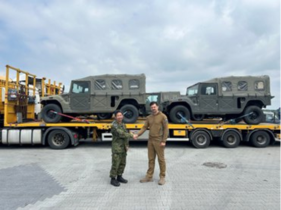 6月5日には最後となる101台めの支援車両がウクライナに到着した。