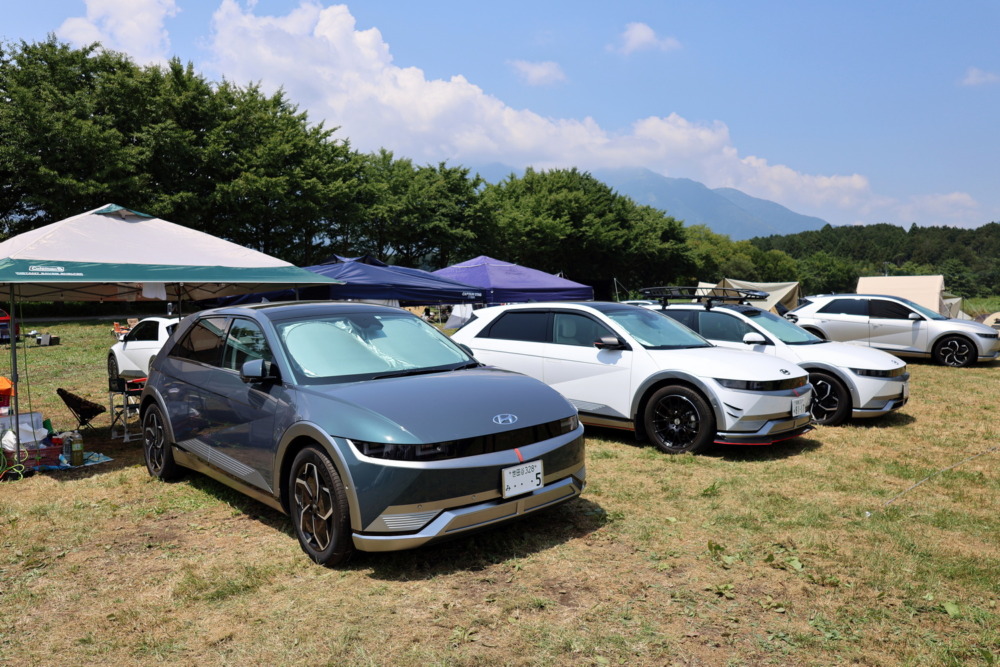 8月3～5日に静岡県富士宮市で開催された「EVサマーキャンプ2024」。